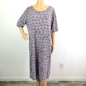 LuLaRoe Julia Dress Women’s Size 3XL (24-26) NWT